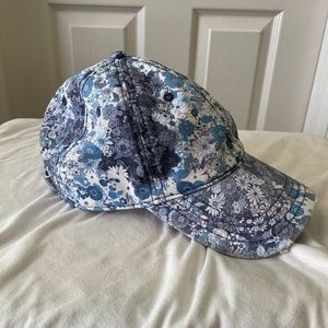 Aerie Navy Floral Baseball Hat